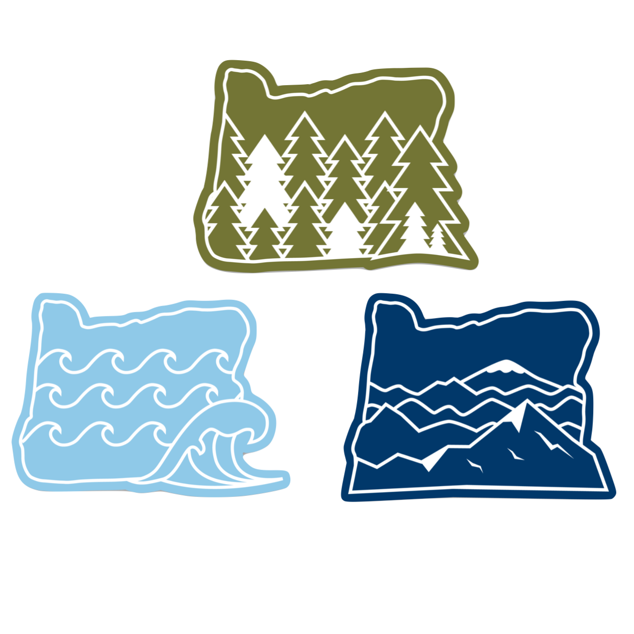 Waves - 3.5" Sticker