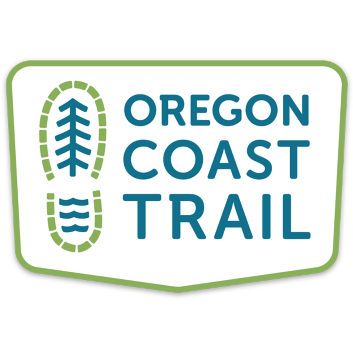 Oregon Coast Trail Logo Sticker
