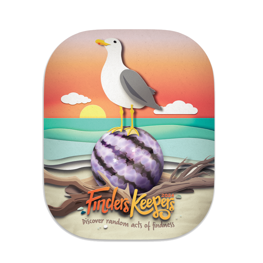 Finders Keepers - 4" Stickers