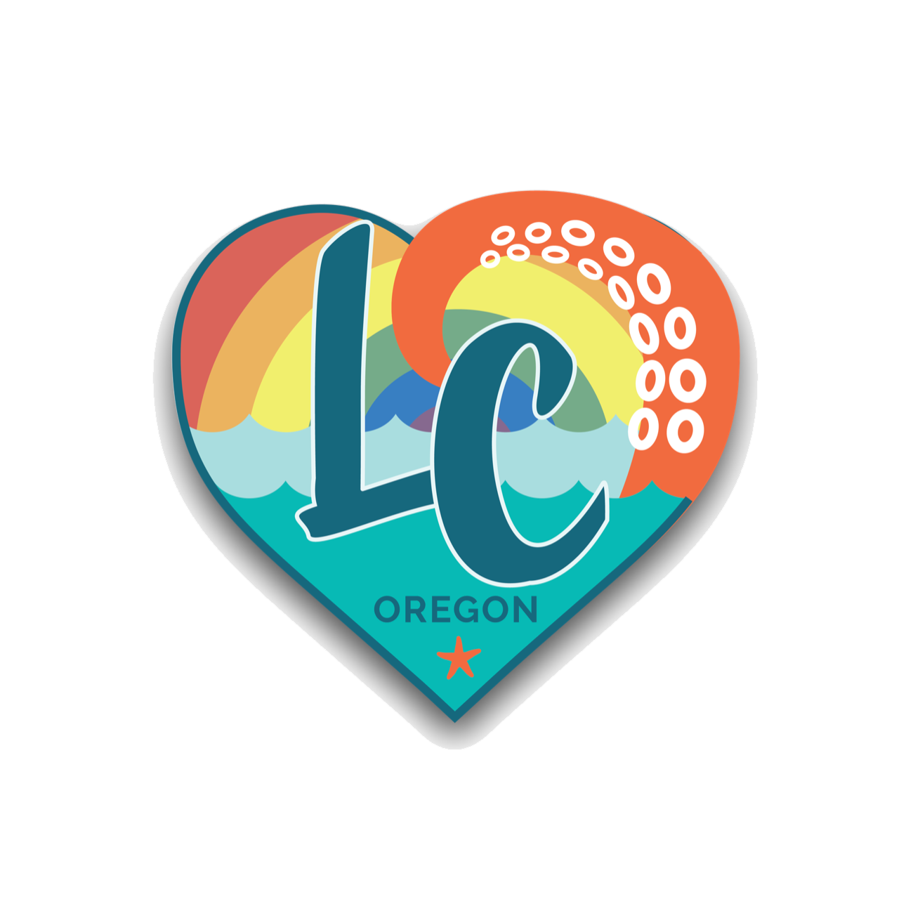 LC Heart Sticker - Special Edition "Pride"