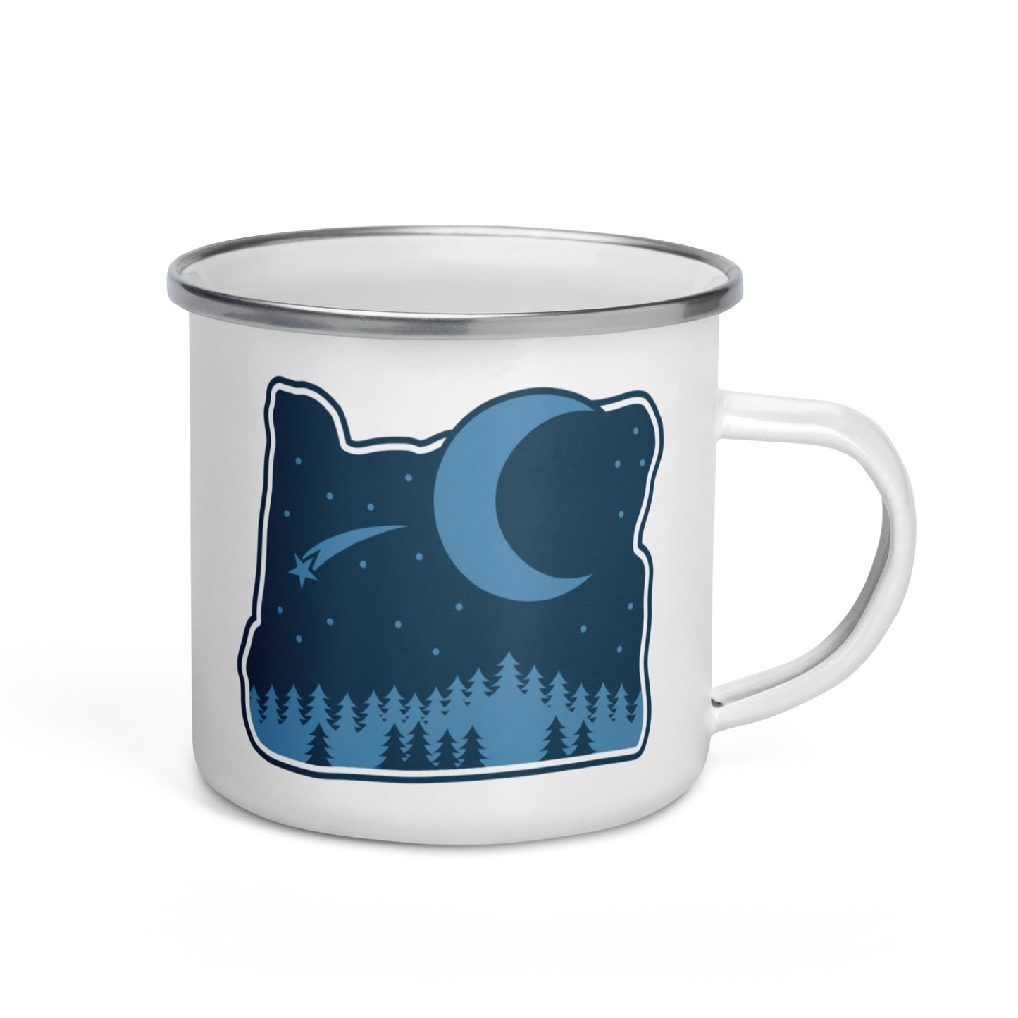 Dark Sky, Enamel Mug, 12oz