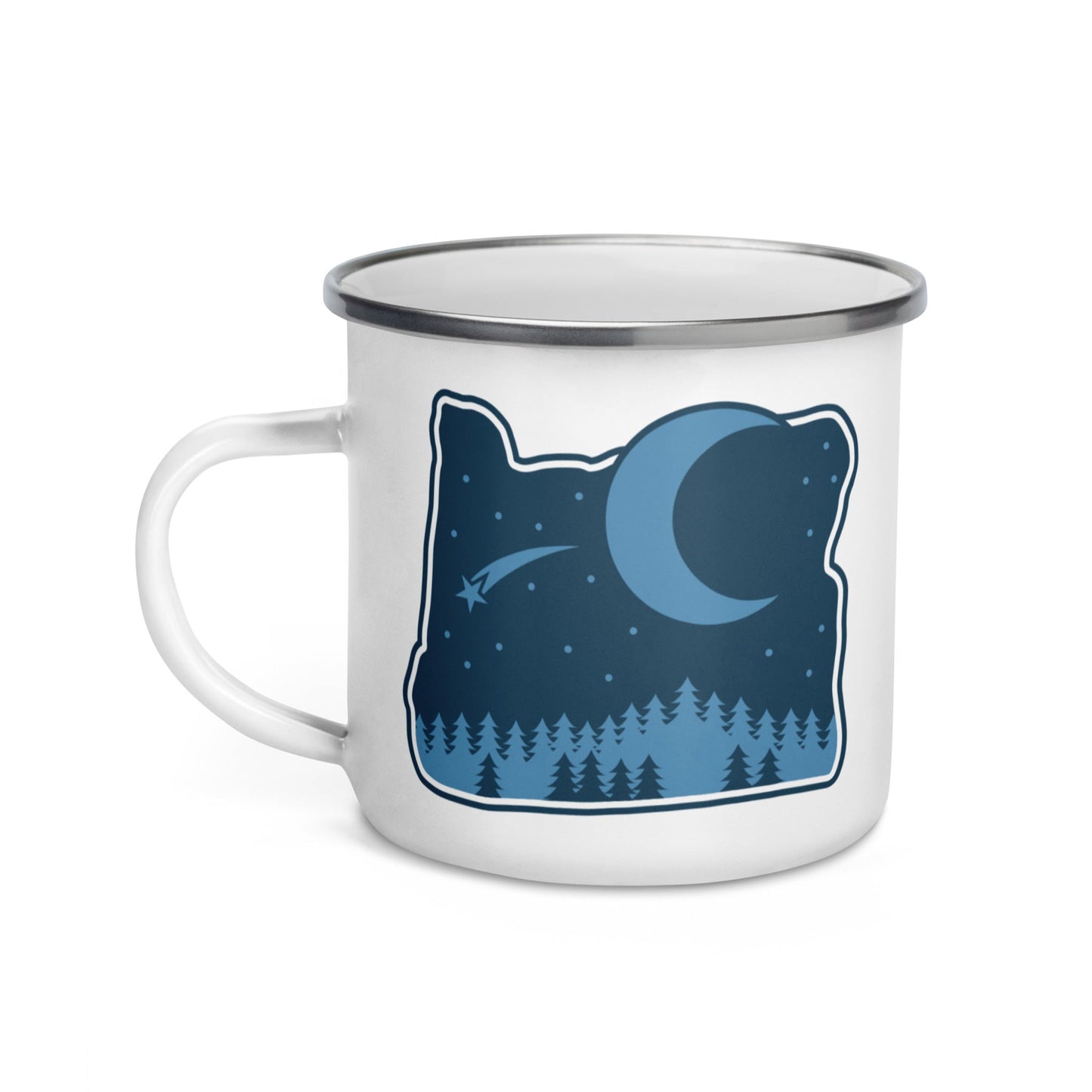 Dark Sky, Enamel Mug, 12oz