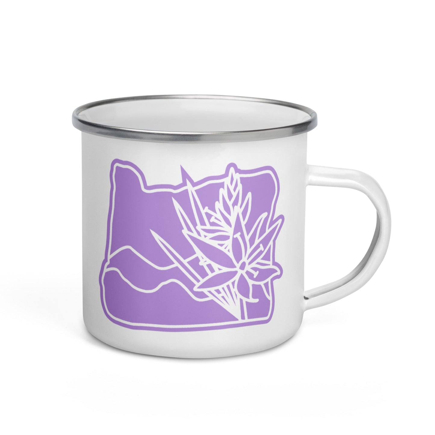 Camas Lily, Enamel Mug, 12oz