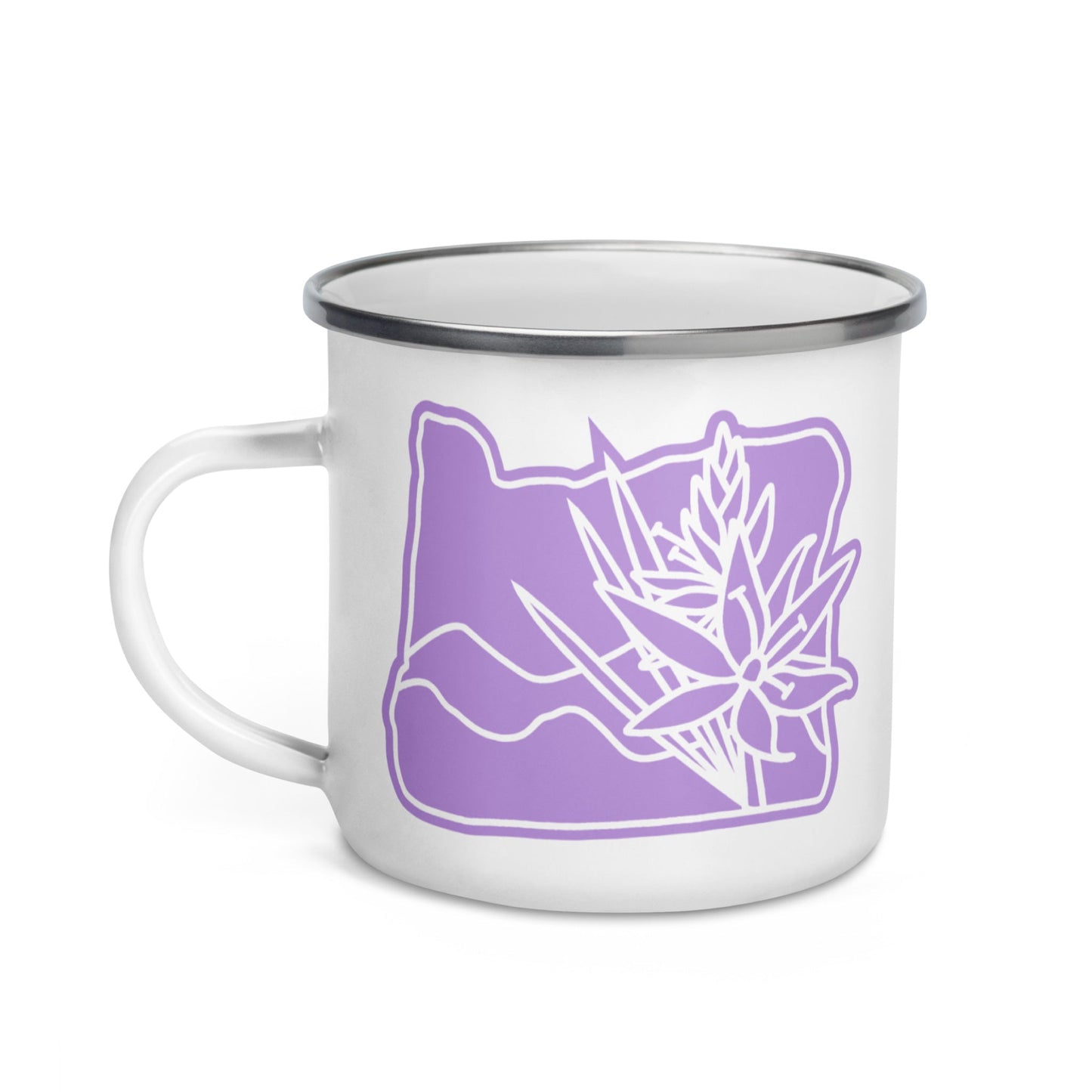 Camas Lily, Enamel Mug, 12oz