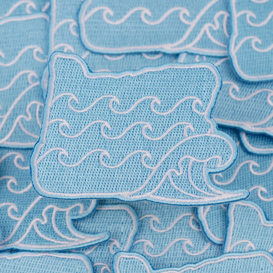 Waves - 2.5" Iron-on Patch