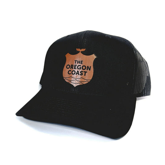 Oregon Coast Logo Hat - Leatherette Patch