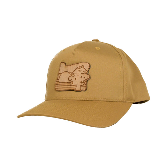 Manzanita Tree - Wood Patch Snapback Hat