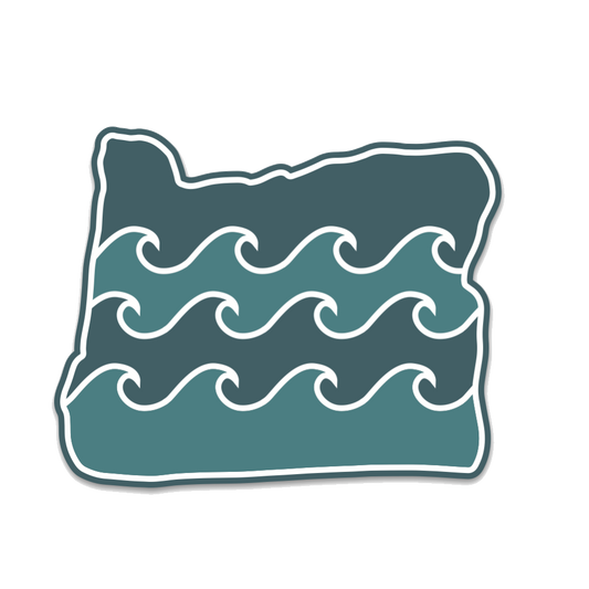 Water Ways - 3.5" Vinyl Sticker