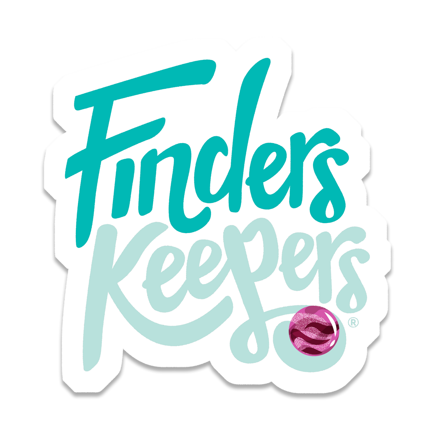 Finders Keepers 3.5" Sticker